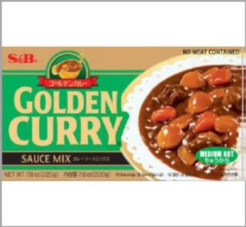 Golden Curry Med carton