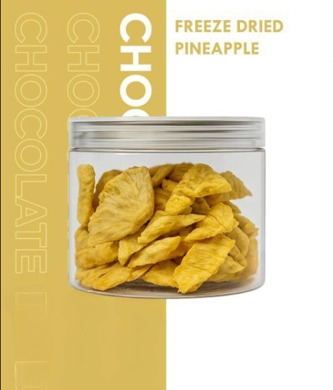 Freeze dried pineapple carton