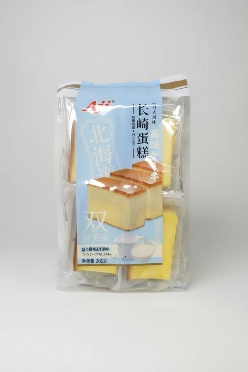 Aji yogurt cake cartoon