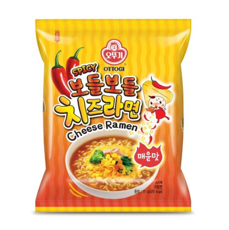 Bodle Bodle Cheese Ramen Spicy carton