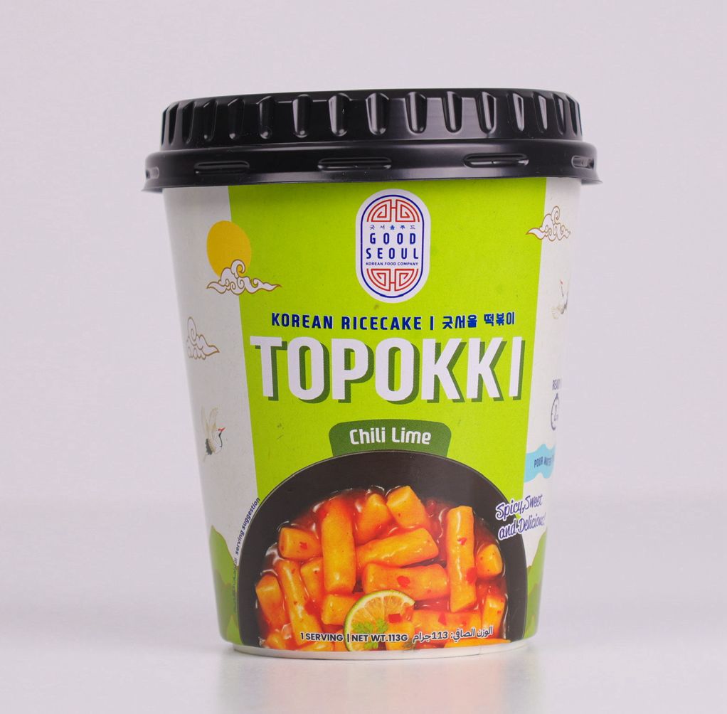 Topokki chili lime cartoon