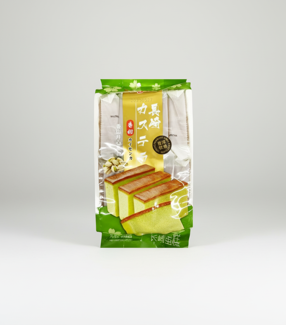Aji Castella Cake – Matcha Flavor carton