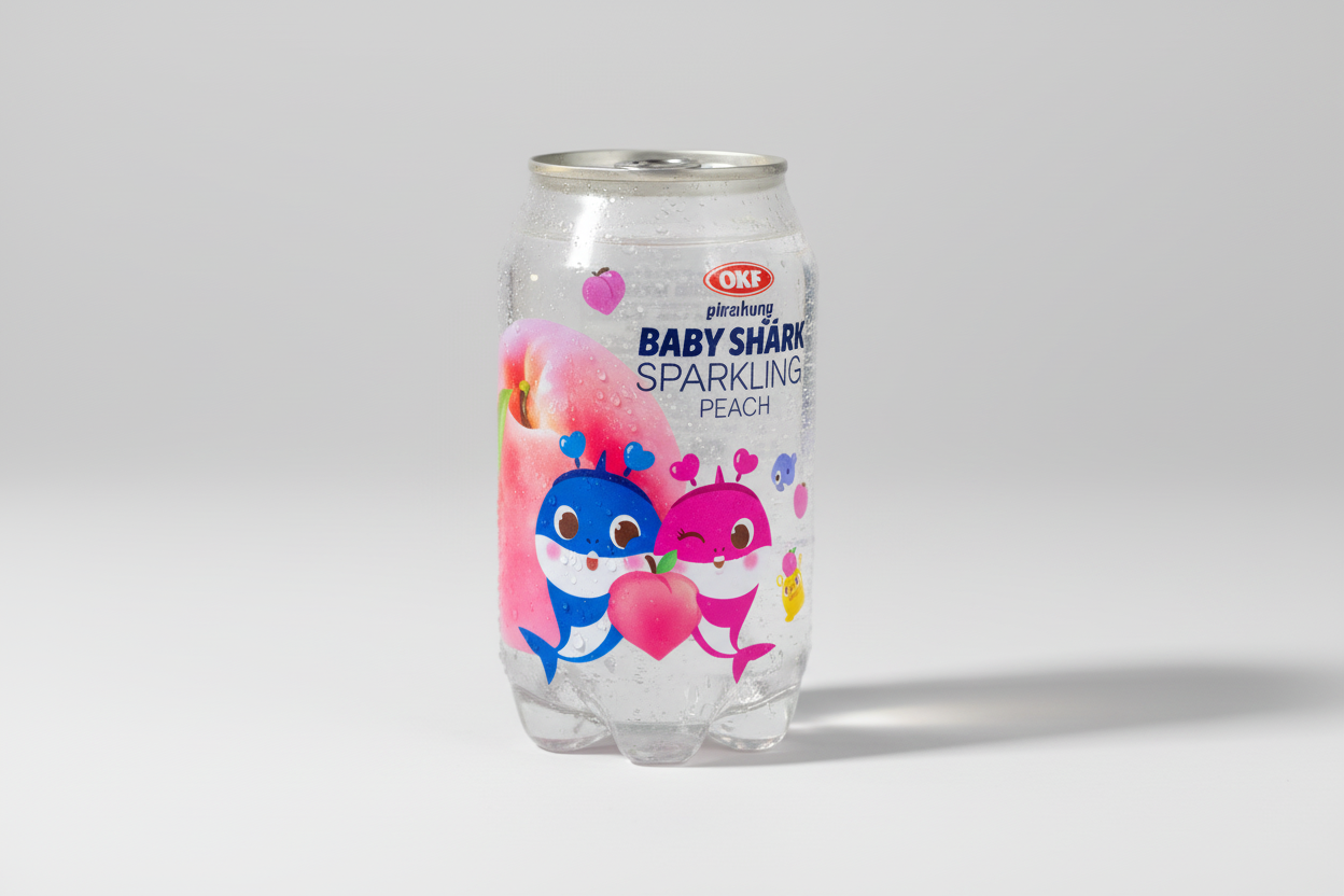 Baby shark Sparkling Peach carton