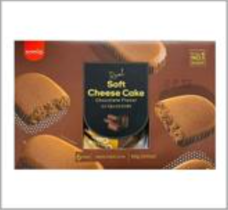 Real soft cheesecake chocolate cartoon