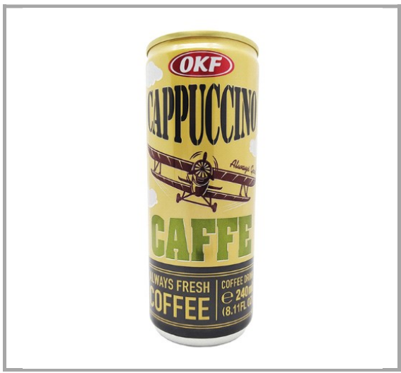 Cappuccino can carton