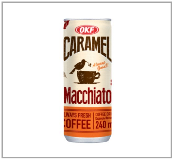 Caramel Macchiato can carton