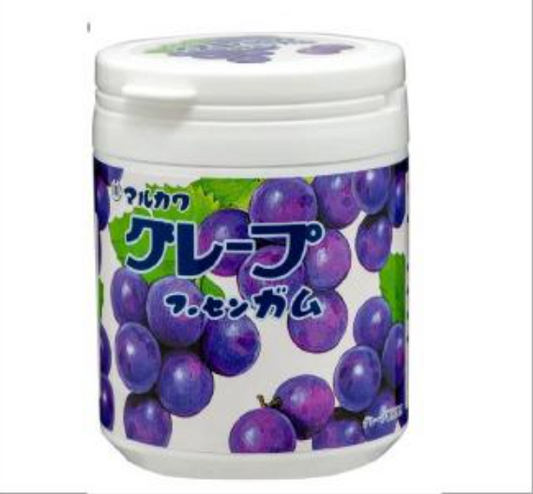 Grape marble gum bottle carton