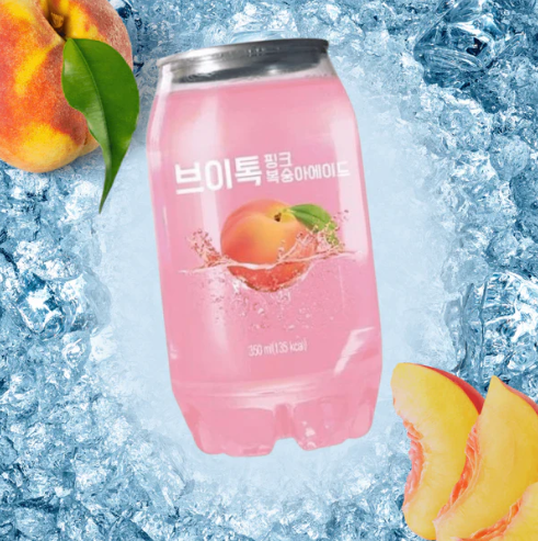 pink peachade carton
