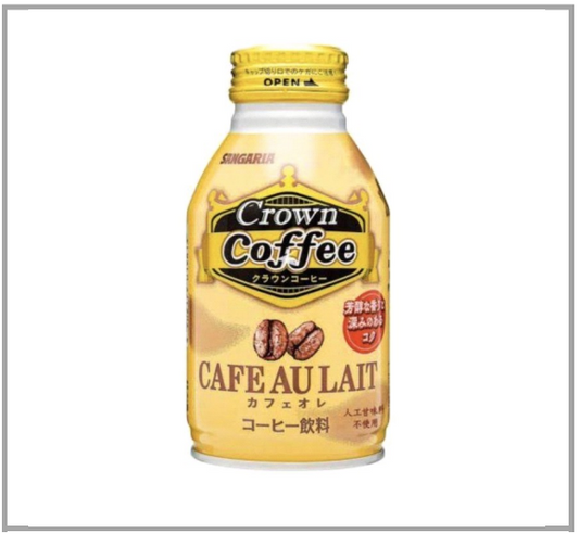 Crown coffe cafe au lait carton