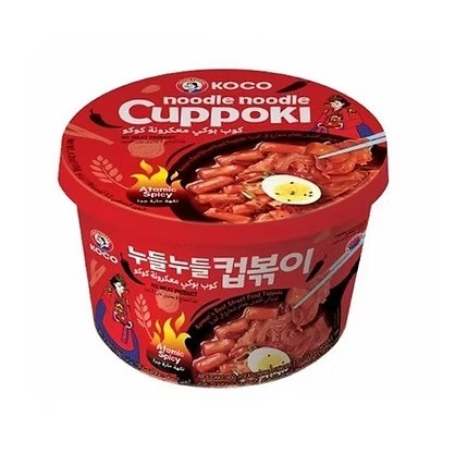 Toppoki Noodle Atomic spicy carton