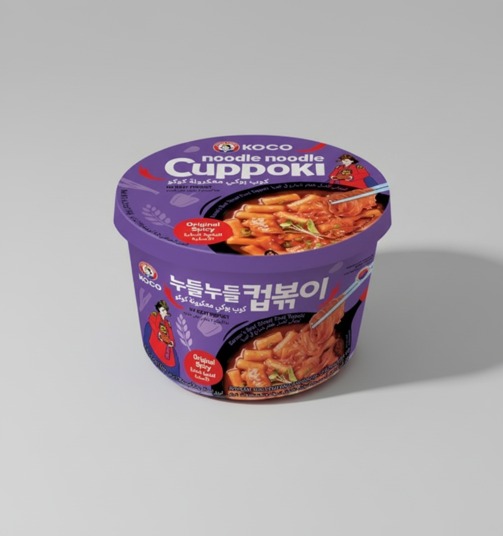 Toppoki noodle original spicy  carton