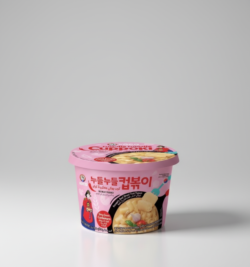 Toppoki Noddle cream carbon carton