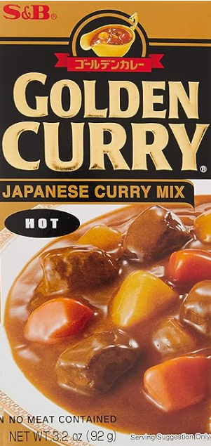 Golden curry Japanese mix hot carton