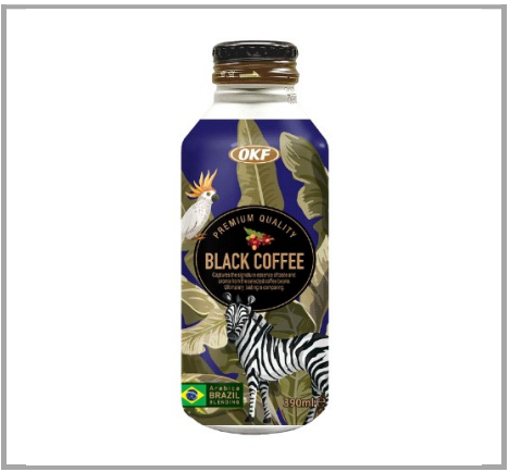 Premium coffe black carton