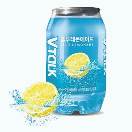 Blue lemonade carton