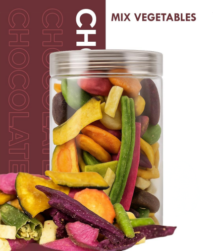 Freeze Dried Mix VegetablesJAR carton