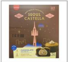 Seoul castella evening chocolate cartoon