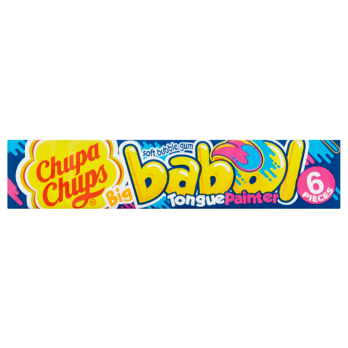 CHUPA CHUPS BIG BABOL BLUE RASPBERRY FLAVOUR SOFT BUBBLE GUM