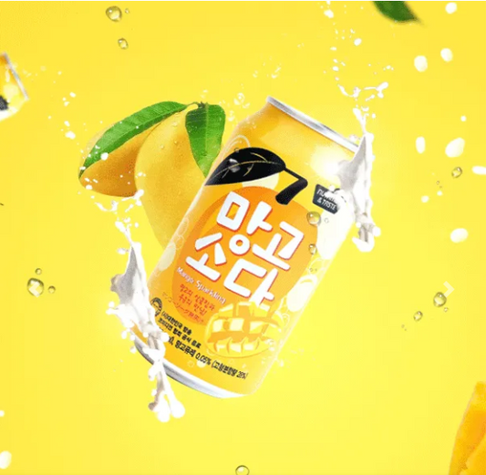Mango soda carton