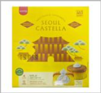 Seoul castella morning milk cartoon