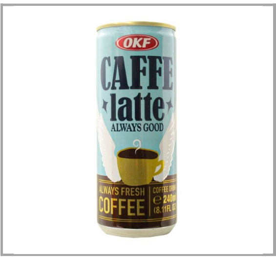Cafe Latte can carton