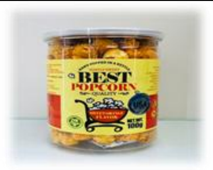 SLMPLY SWEET BEST POPCORN SWEET ORANGE carton