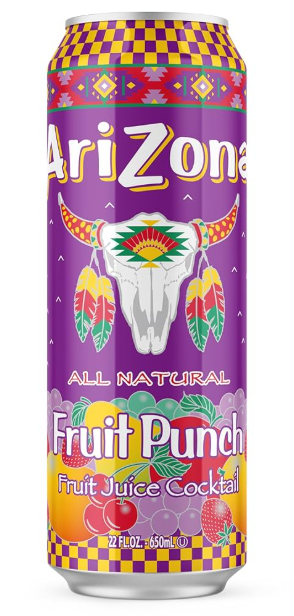 AriZona Fruit Punch carton