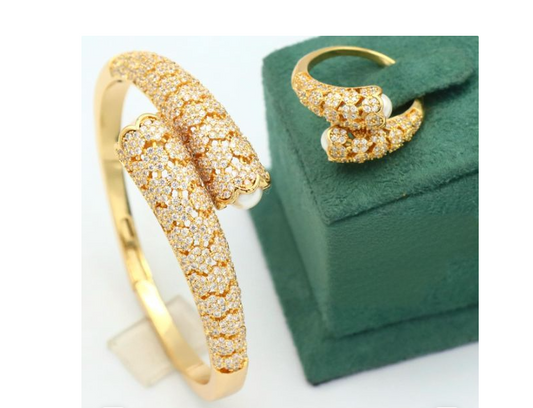 Jewellery bracelet earrings set dozen