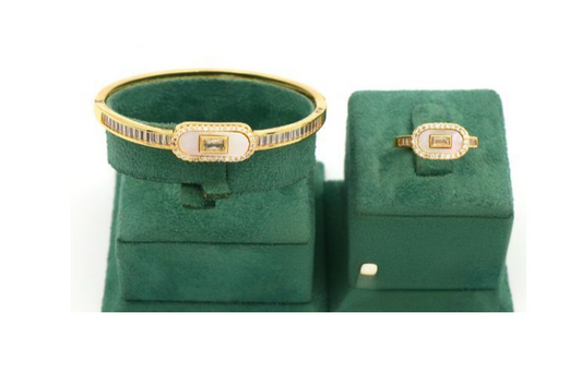 Jewellery bracelet ring set dozen