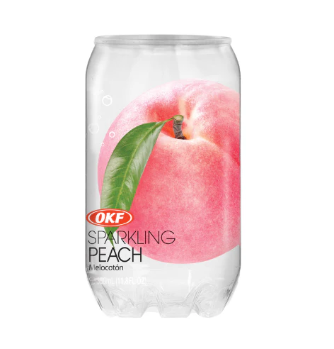 okf sparkling peach carton