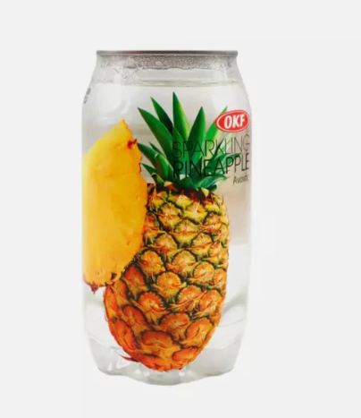 okf sparkling pineapple carton