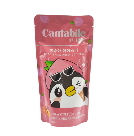 cantabile beach flavored iced tea carton