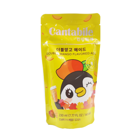 cantabile double mango flavored ade carton