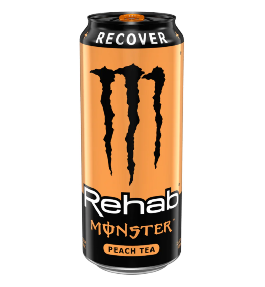 Monster PEACH TEA carton