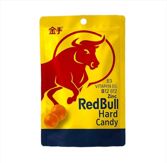 Red bull hard candy carton