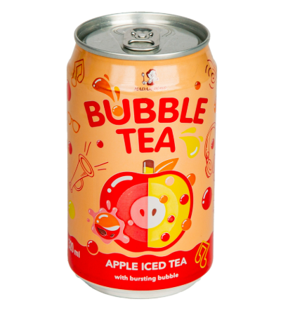 Bubble Tea – Apple Iced Tea (with bursting bubble) carton