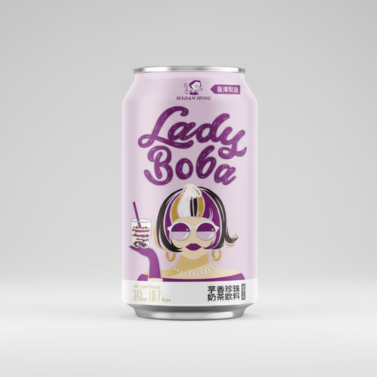 Lady Boba – Bubble Tea (Purple can)