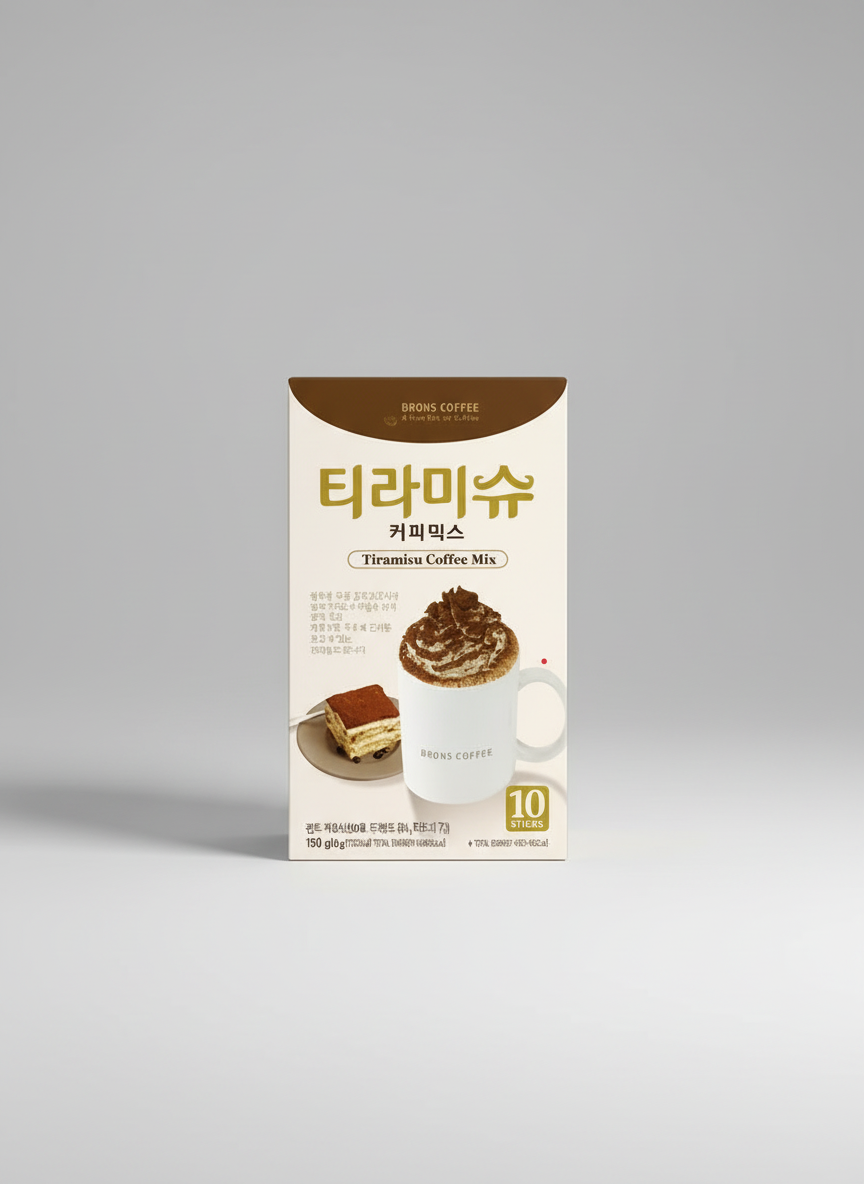 Brons Tiramisu Coffee Mix carton