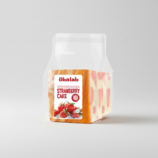 Öbalab Cakes Strawberry Cake carton