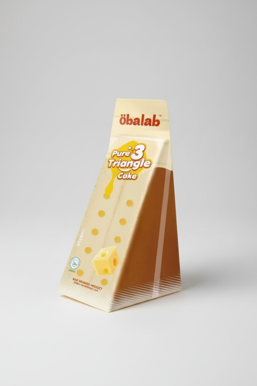 Öbalab Delight 3 Triangle Cake Cheese Flavour carton