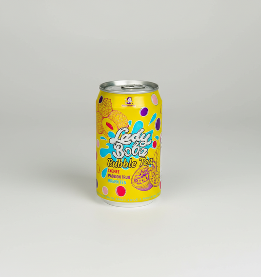 Lady Boba – Bubble Tea Lychee Passion Fruit Iced Tea carton