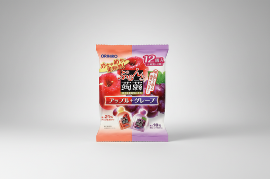Apple Grape Konnyaku Jelly carton