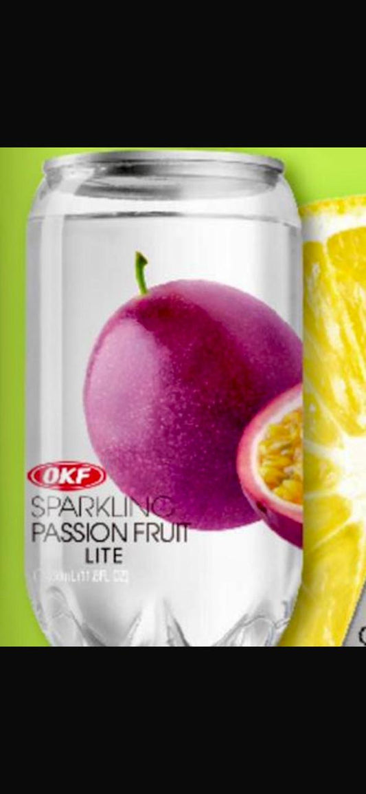 OKF sparkling Passion Fruit carton