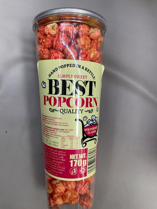 Best popcorn strawberry flavor cartoon