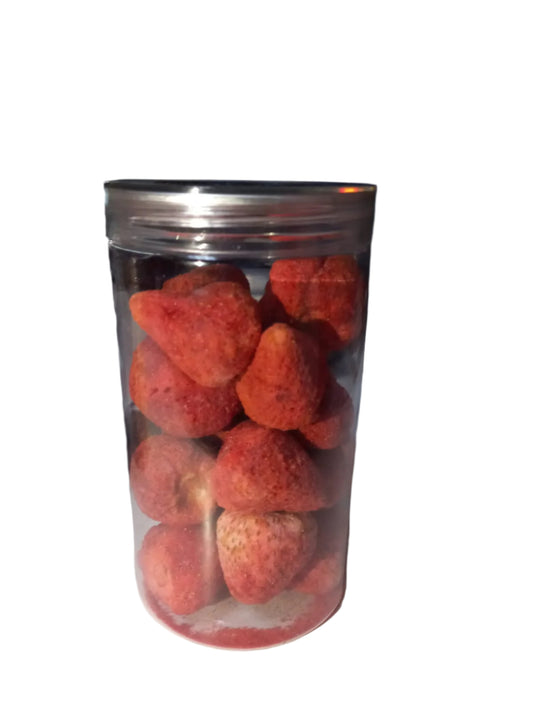 Freeze dried strawberry sugar jumbo size carton