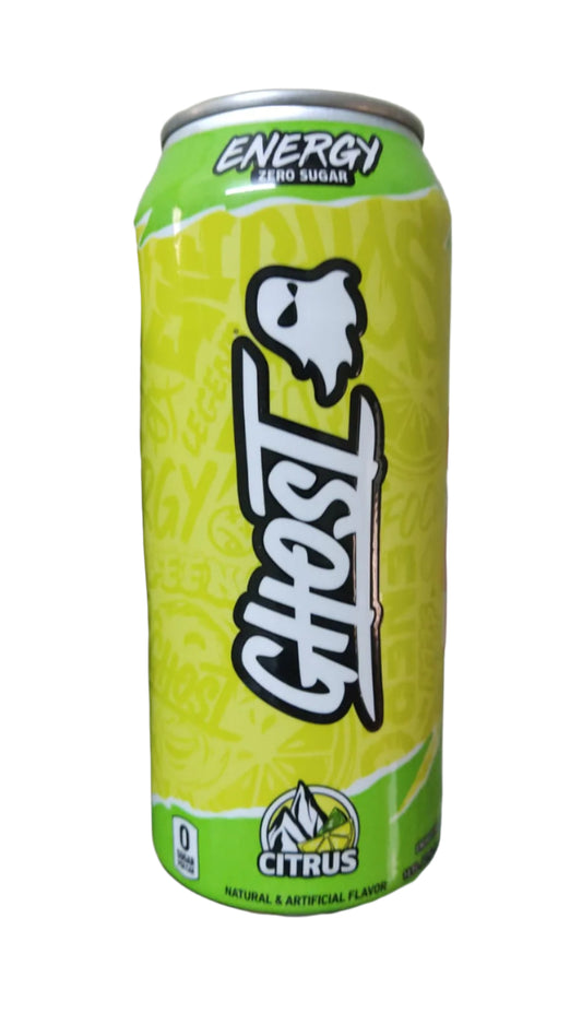 Ghost citrus zero sugar carton