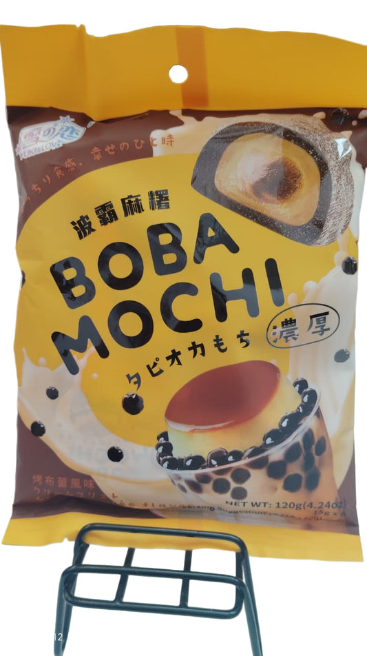Boba mochi  Roasted Custard