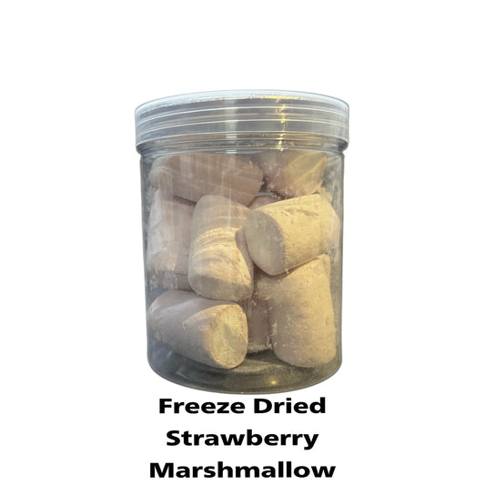 Freeze dried strawberry marshmallow carton