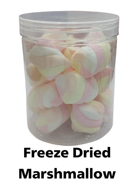 Freeze dried marshmallow carton