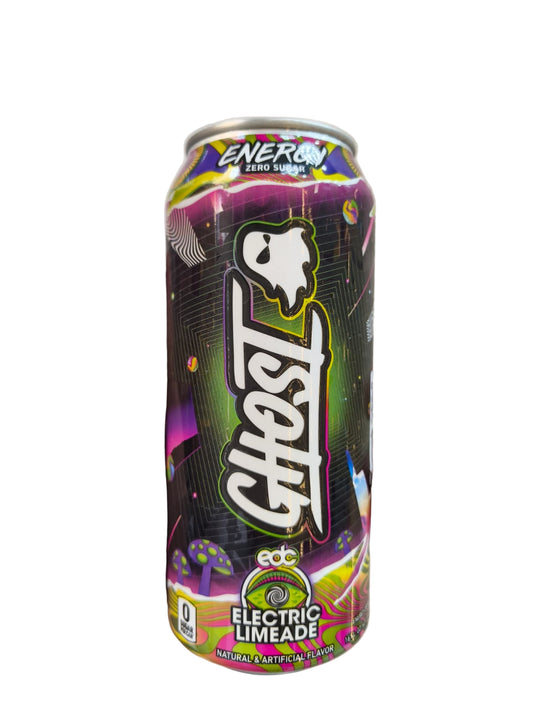 Ghost electric limeade zero sugar carton